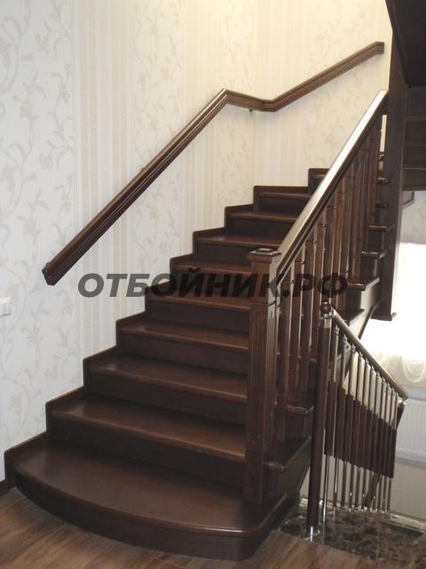 Поручень для лестницы с каркасом из нержавейки- фото 1