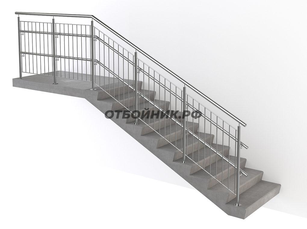 Перила металлические для лестницы ПМДЛ-002- фото 1