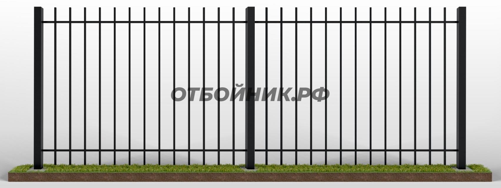 Забор на металлическом каркасе ЗМК-015- фото 1