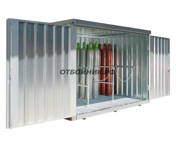 Хранилище-контейнер для 66-ти газовых баллонов- фото 1