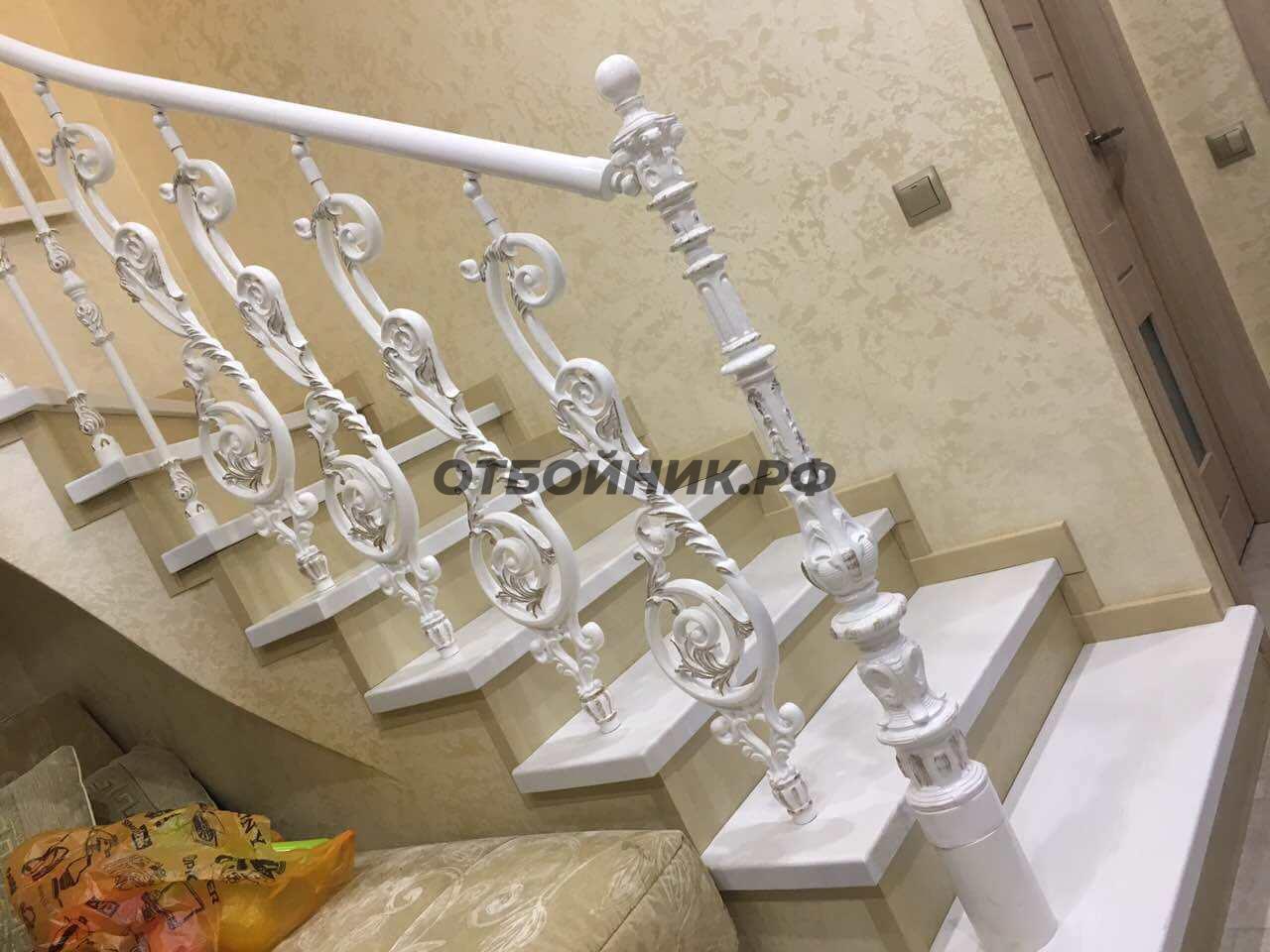 Литые перила для лестниц JN43 кованые- фото 1