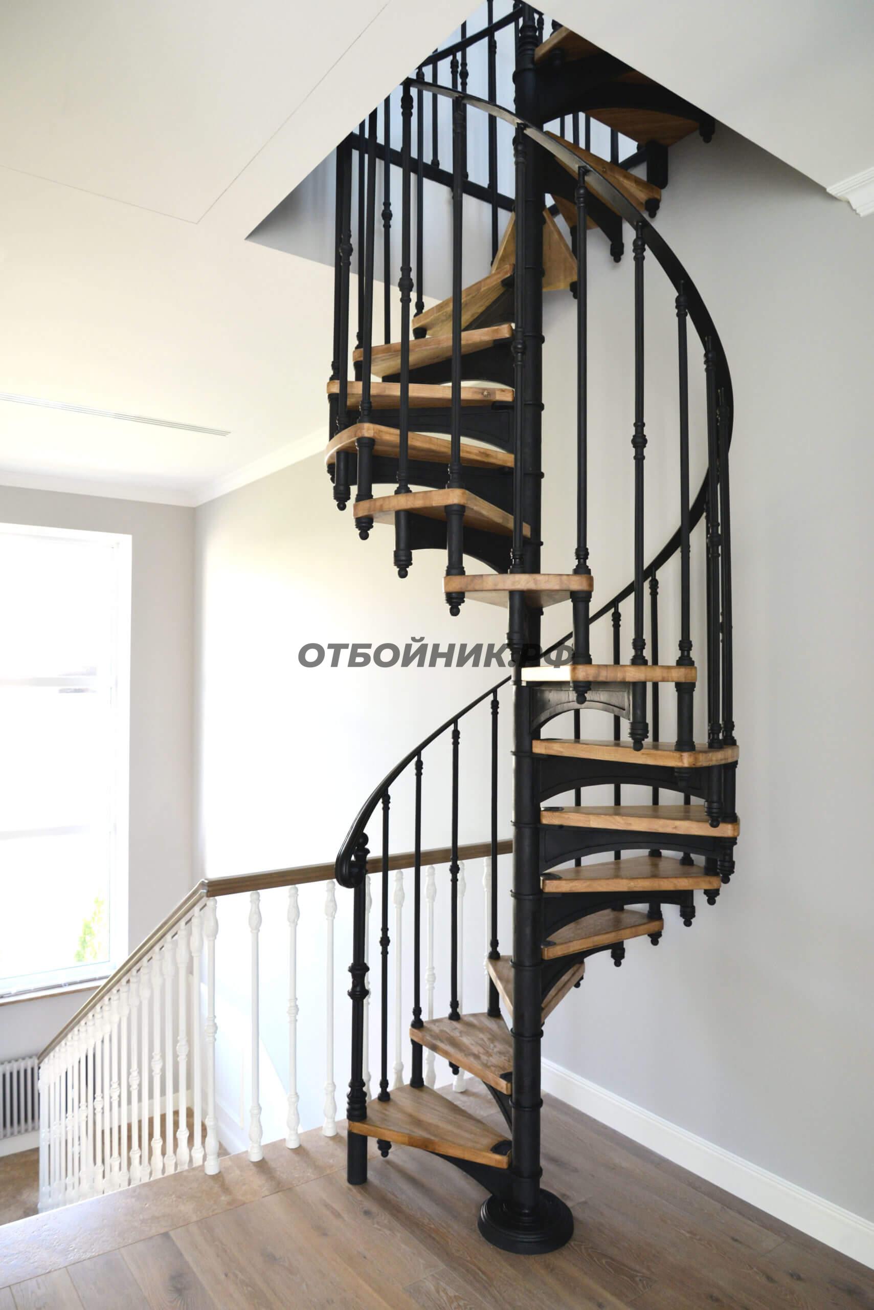 Литая лестница FE33 в стиле лофт- фото 1