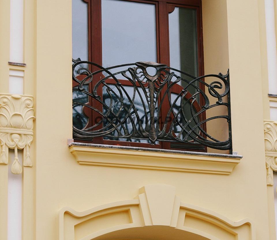 Чугунный балкон SB74 в французском стиле- фото 1