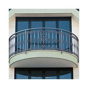 Литой балкон SB73 с декоративными элементами- фото 1