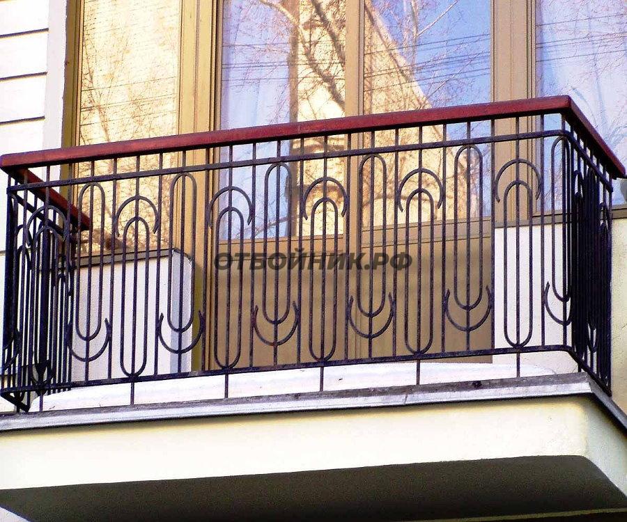 Чугунный балкон SB98 решетчатый- фото 1