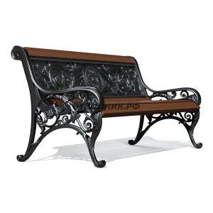 Чугунная скамейка GG46 кованная