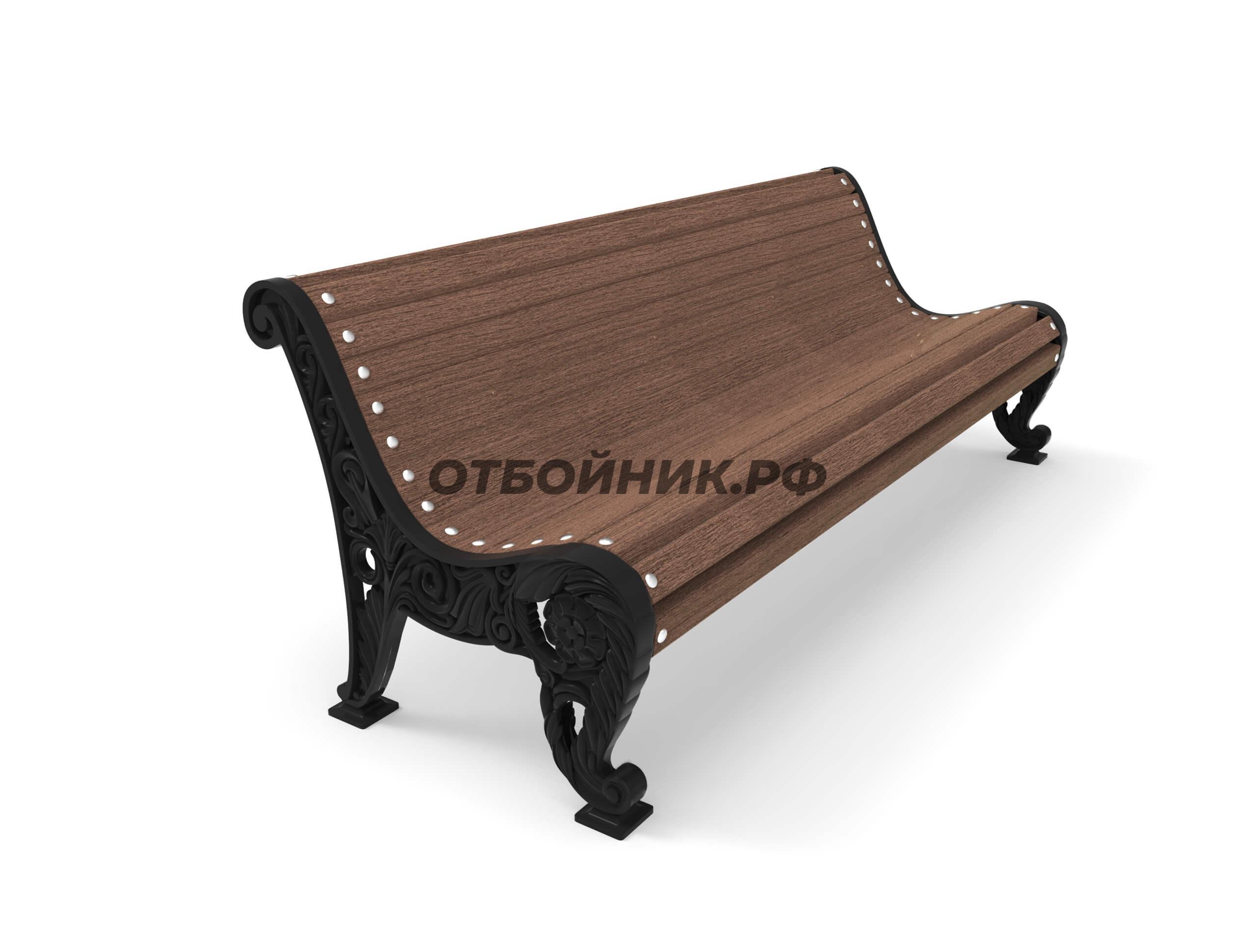 Чугунная скамейка парковая TH56 120 кг- фото 1